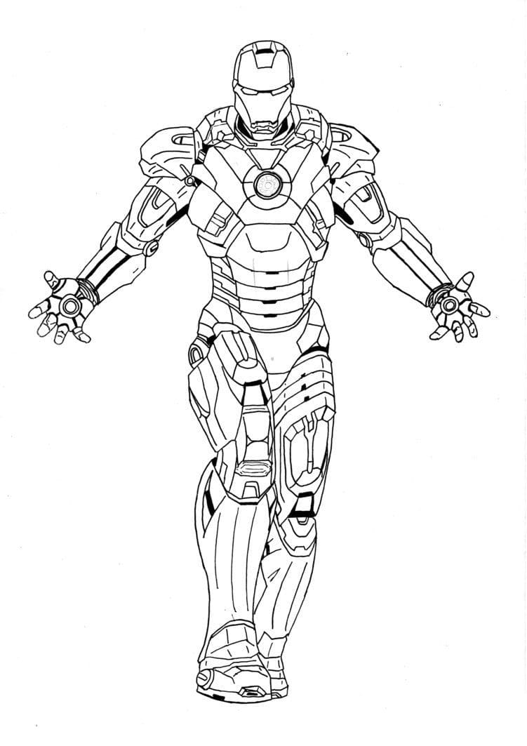 Iron Man Coloring Page Free Printable Coloring Pages For Kids
