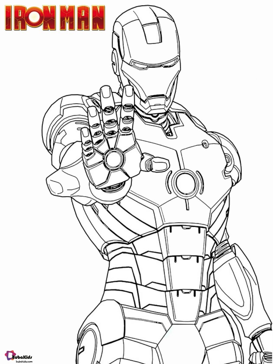 Coloring Pages Of Iron Man