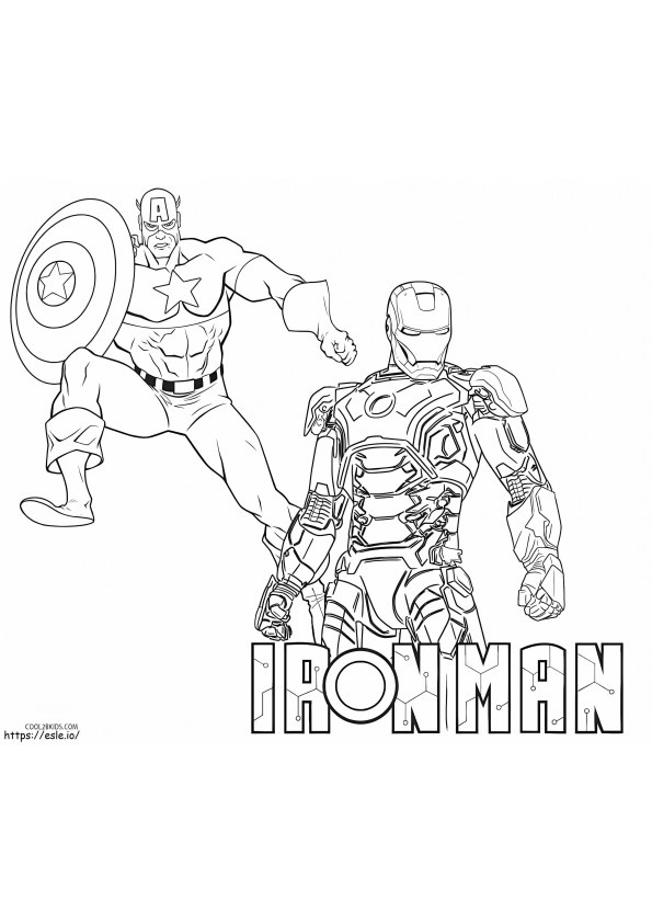 ironman free coloring pages