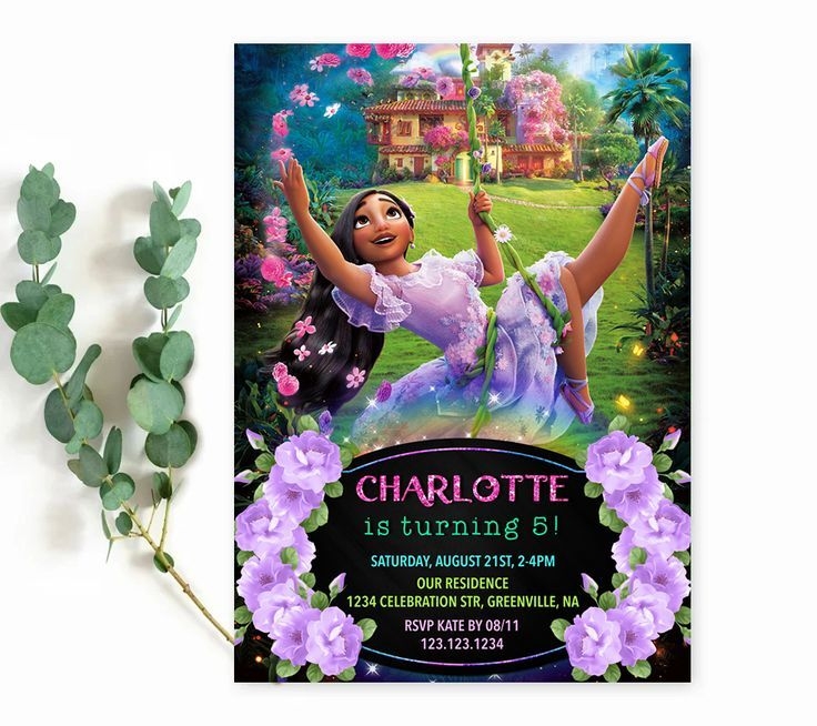 Isabela Encanto Invitation Template