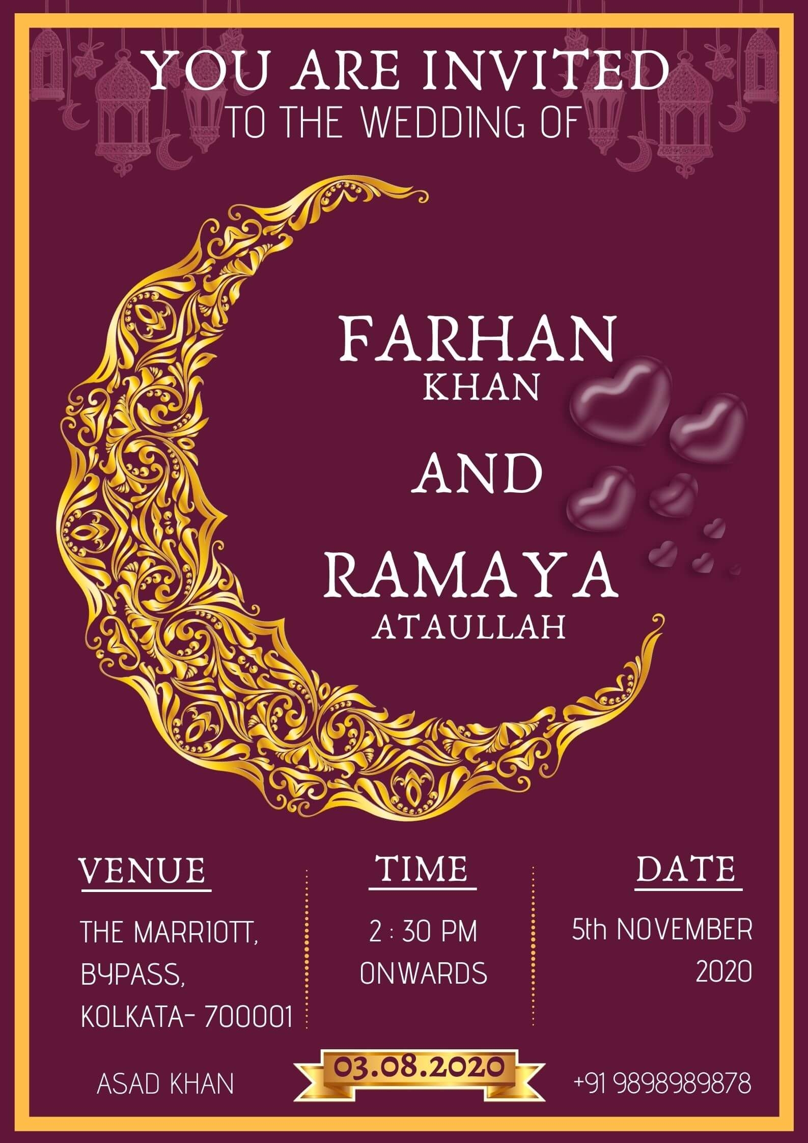 Islamic Invitation Templates