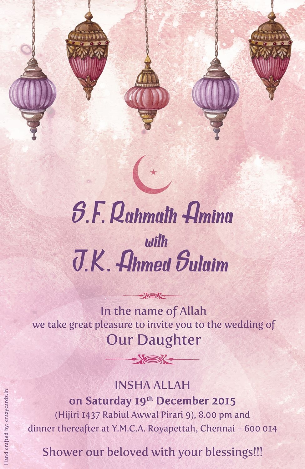 Islamic Wedding Invitation Templates 89 000 Vectors Stock Photos 