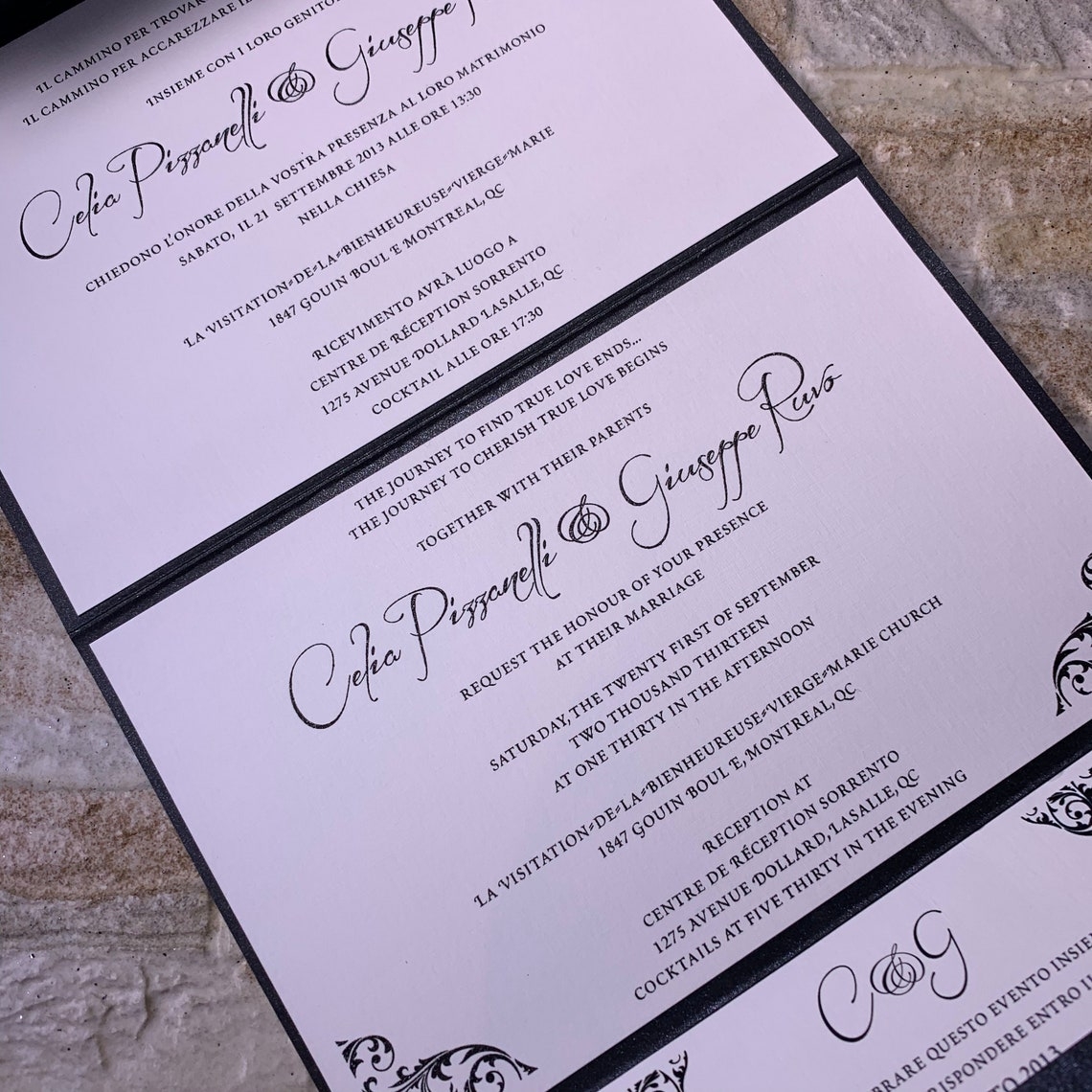 italian wedding invitation templates