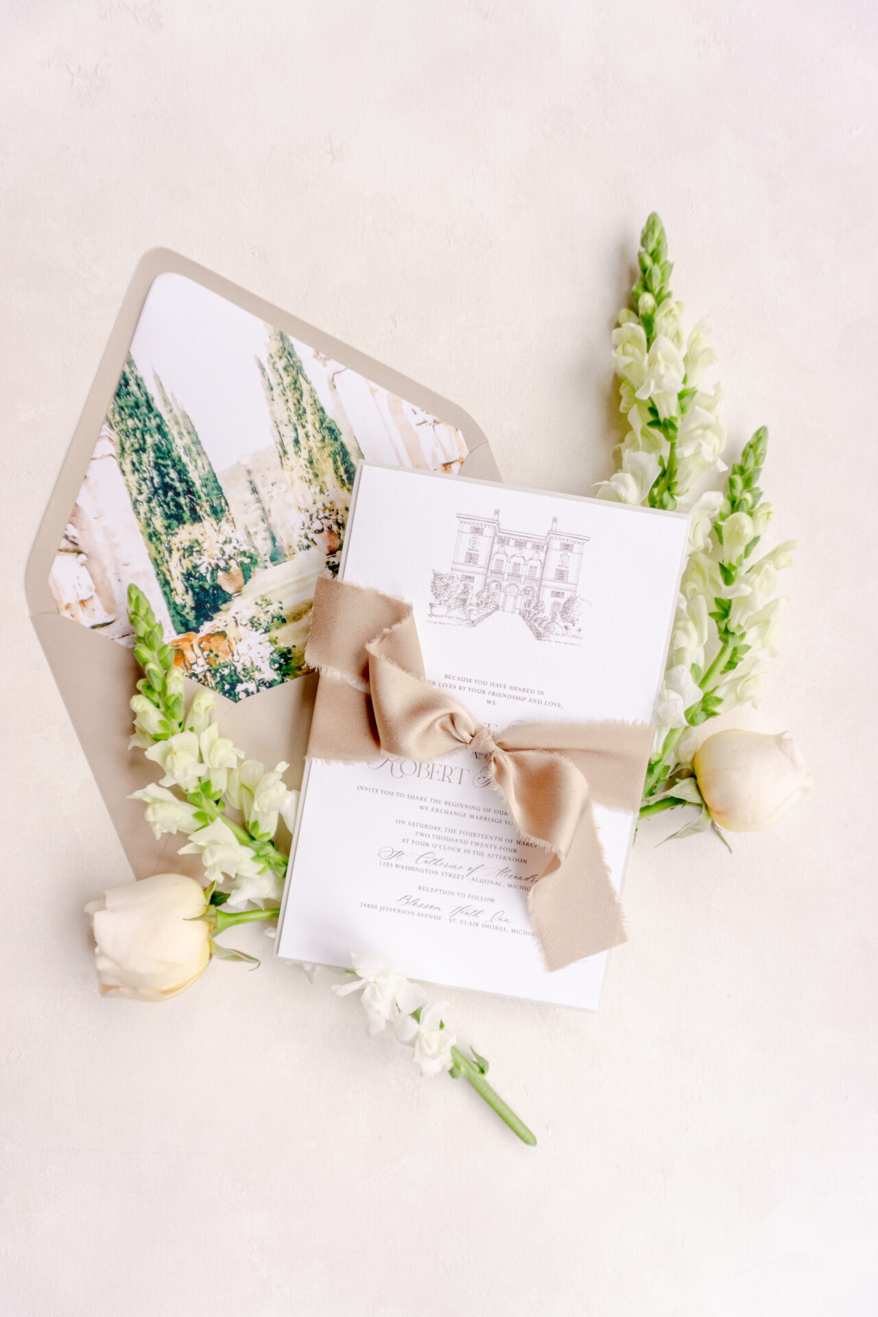 Italian Wedding Invitation Inspiration Designs Stationery Ideas