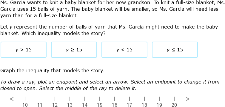 IXL One step Inequalities Word Problems 6th Grade Math 
