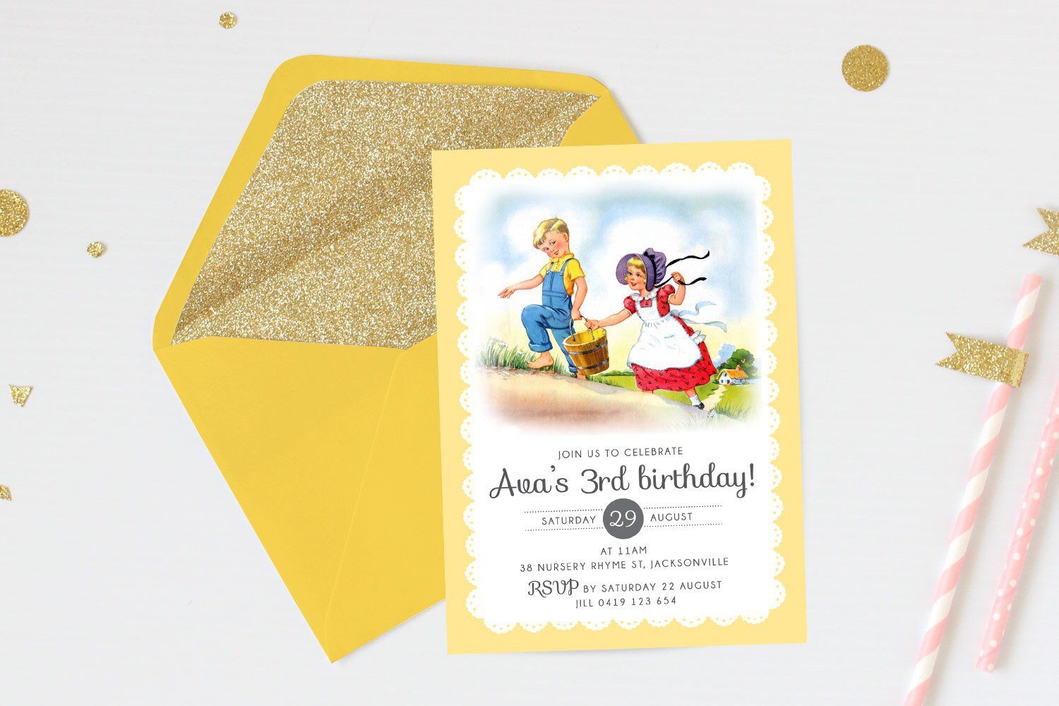 Jack And Jill Invitation Templates