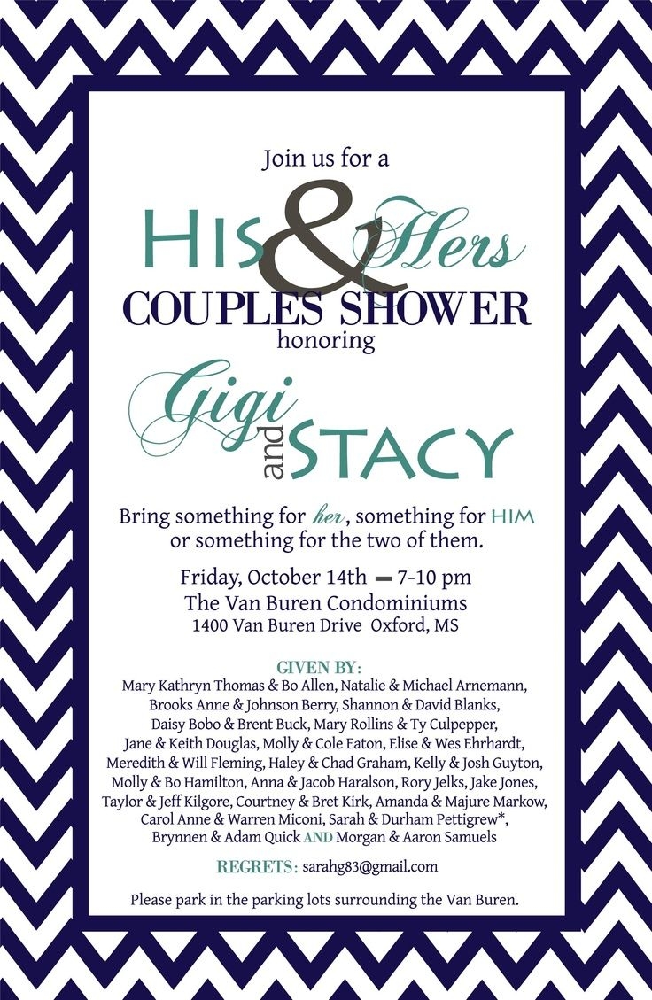 Jack And Jill Invitation Templates