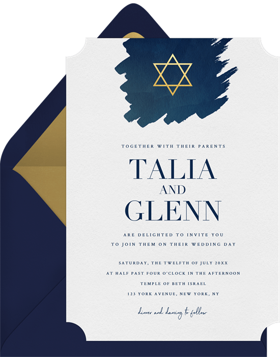 jewish invitations templates