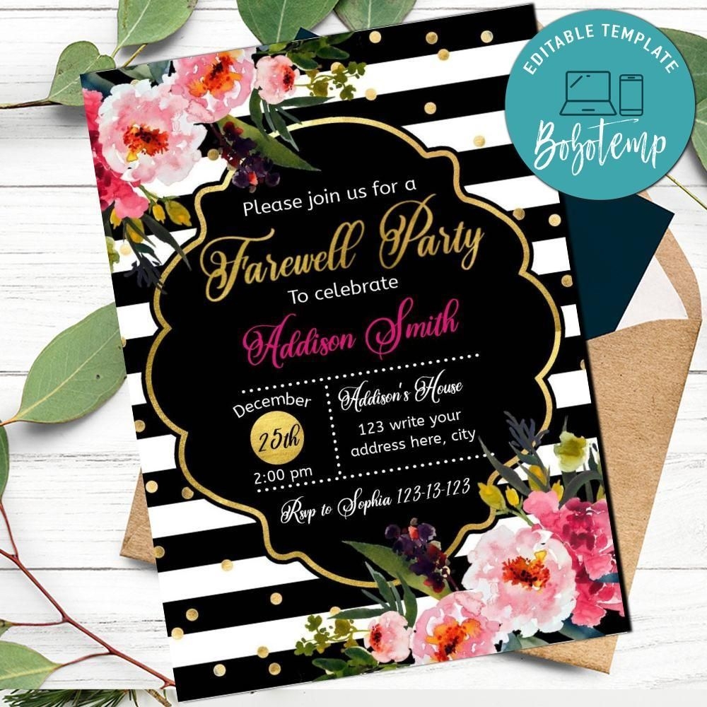 job promotion party invitation templates