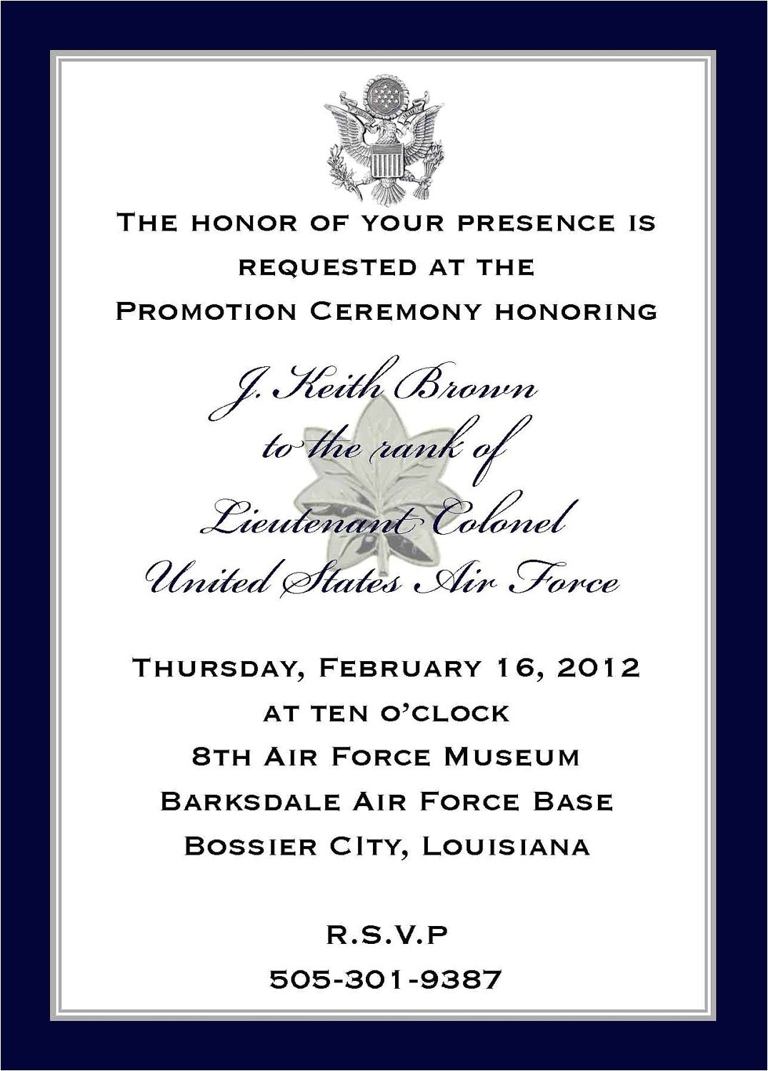 Job Promotion Party Invitation Wmmfitness