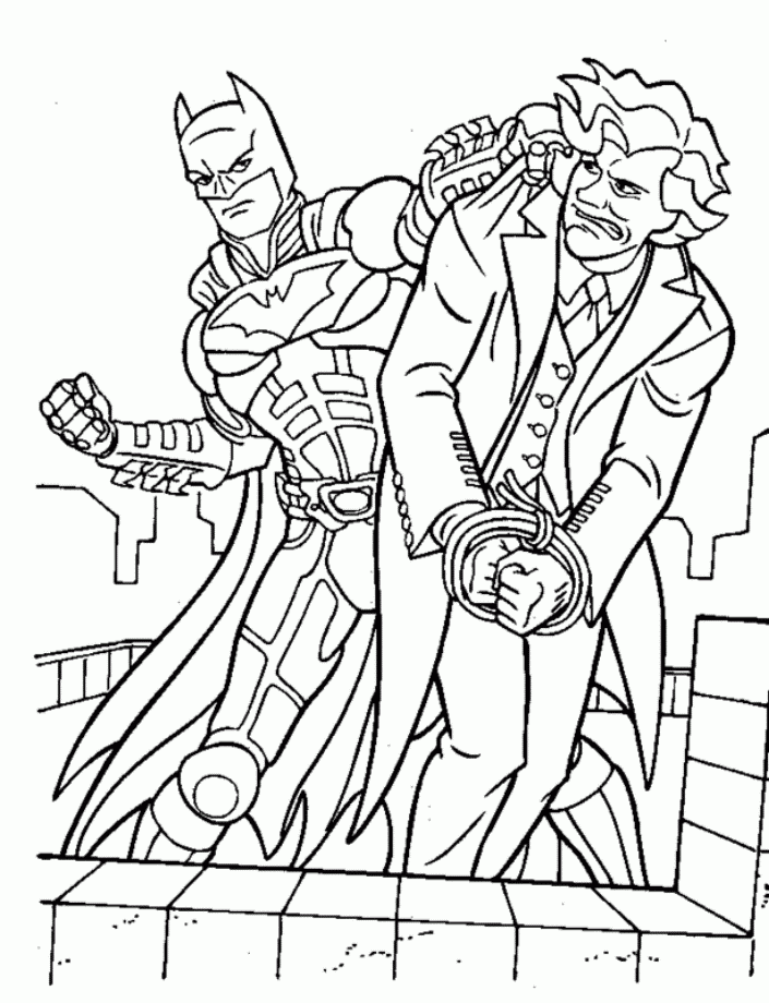 Joker Coloring Pages Coloring Home