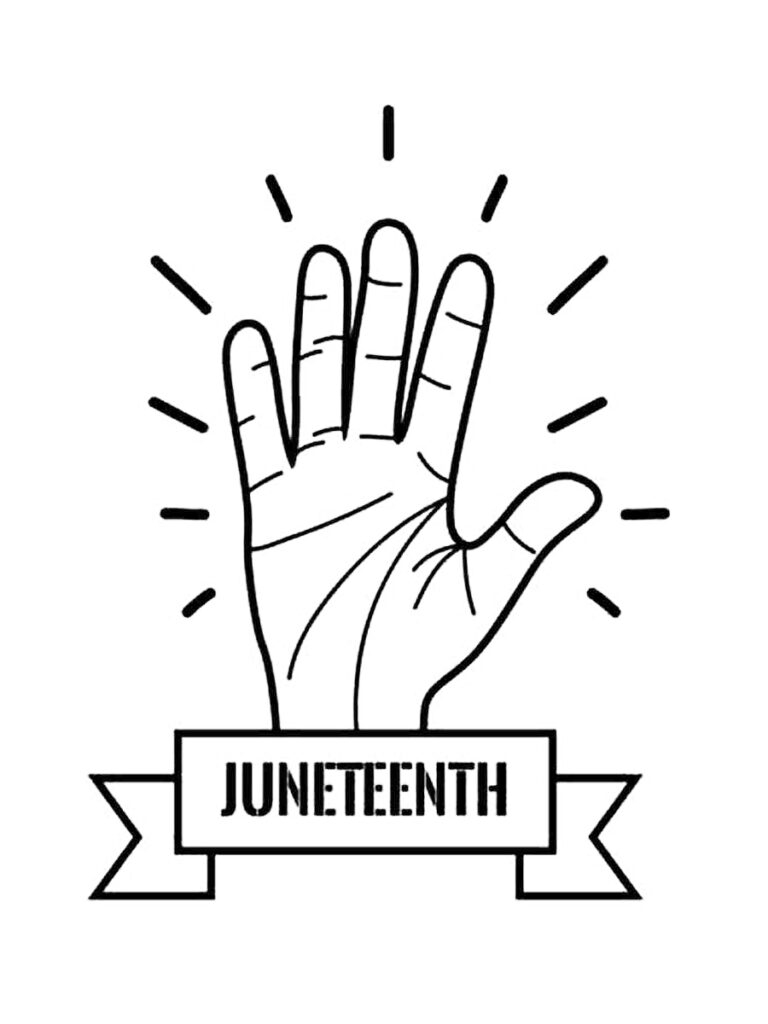 free juneteenth coloring pages