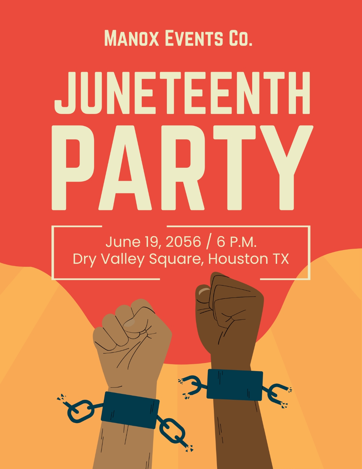 Juneteenth Invitation Template Free Juneteenth Invitation Background 
