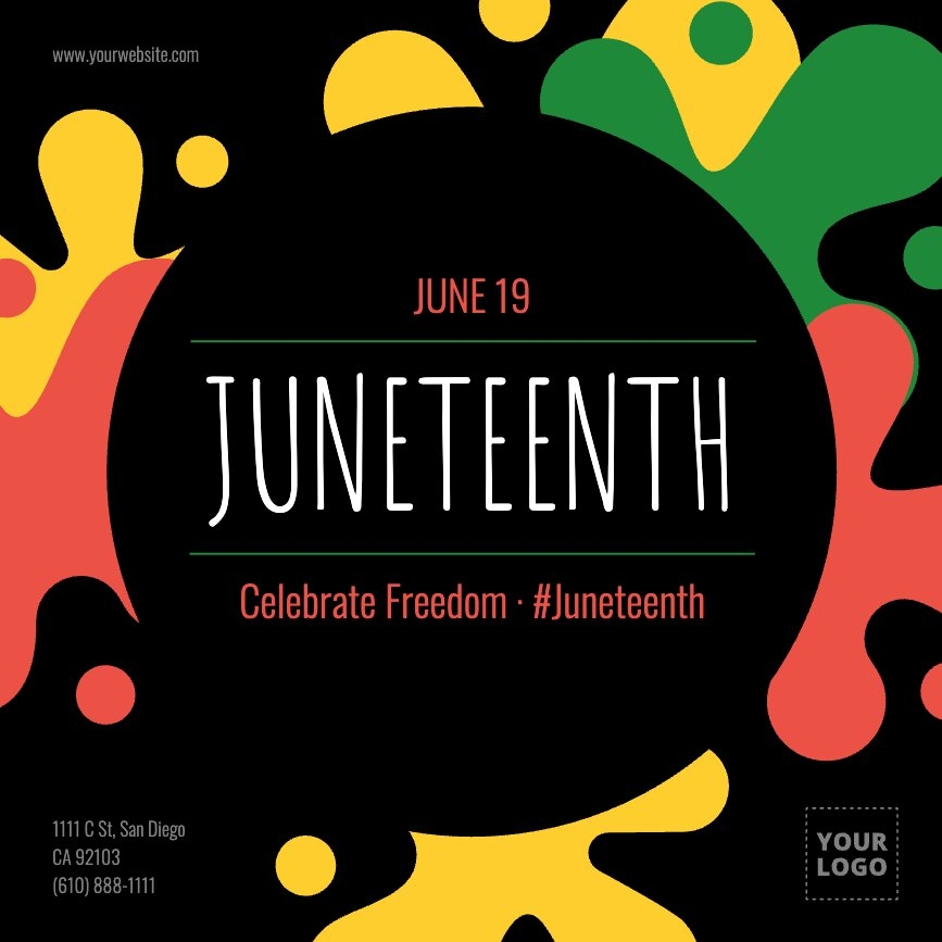 Juneteenth Invitation Template Free Juneteenth Invitation Background 