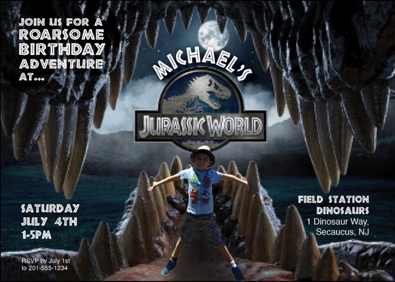 Jurassic World Invitation Template Free Collegio Sanlorenzo Template