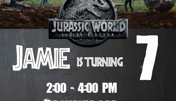 Jurassic World Invitation Template Free Lovely Free Jurassic World 