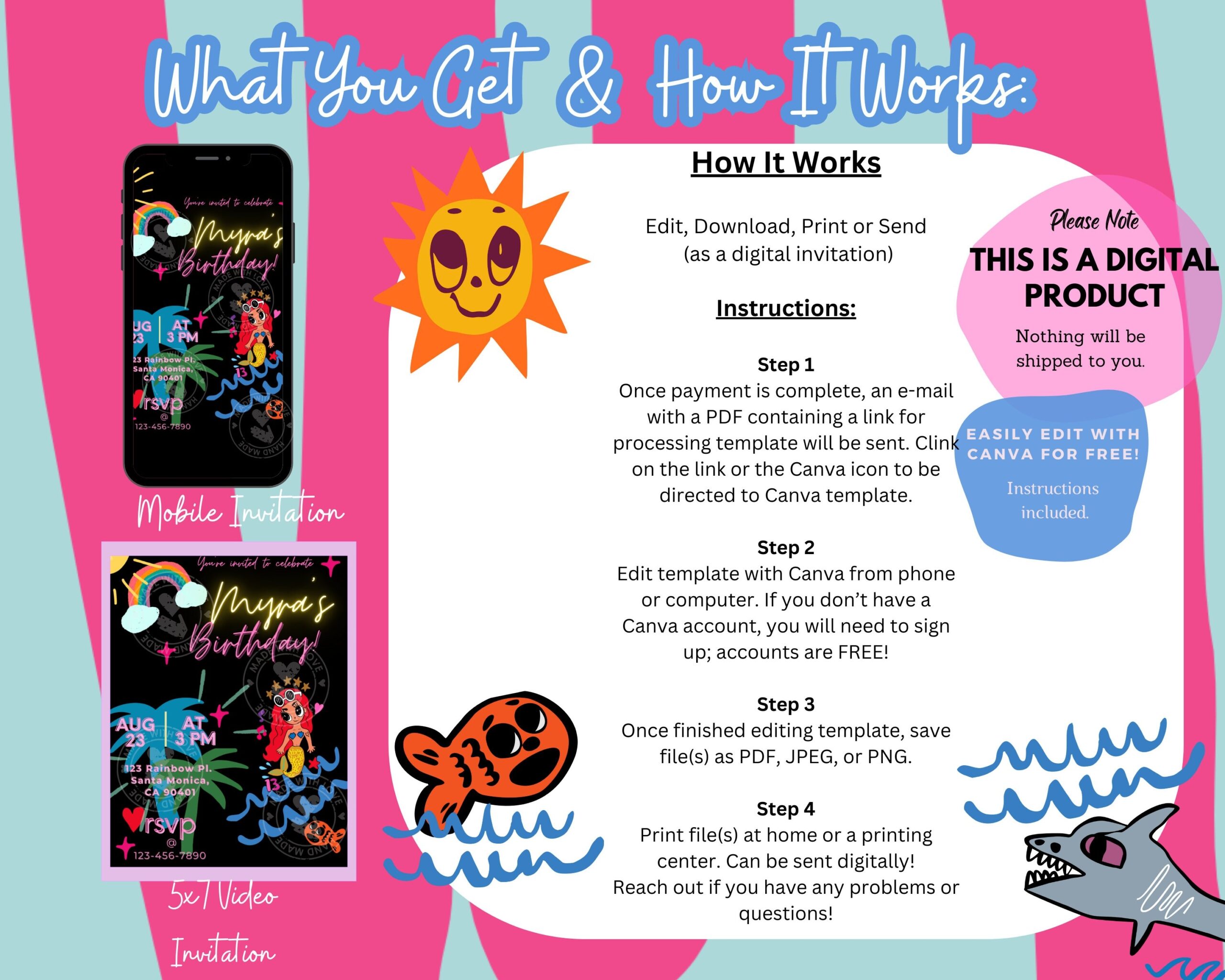 karol g invitation template