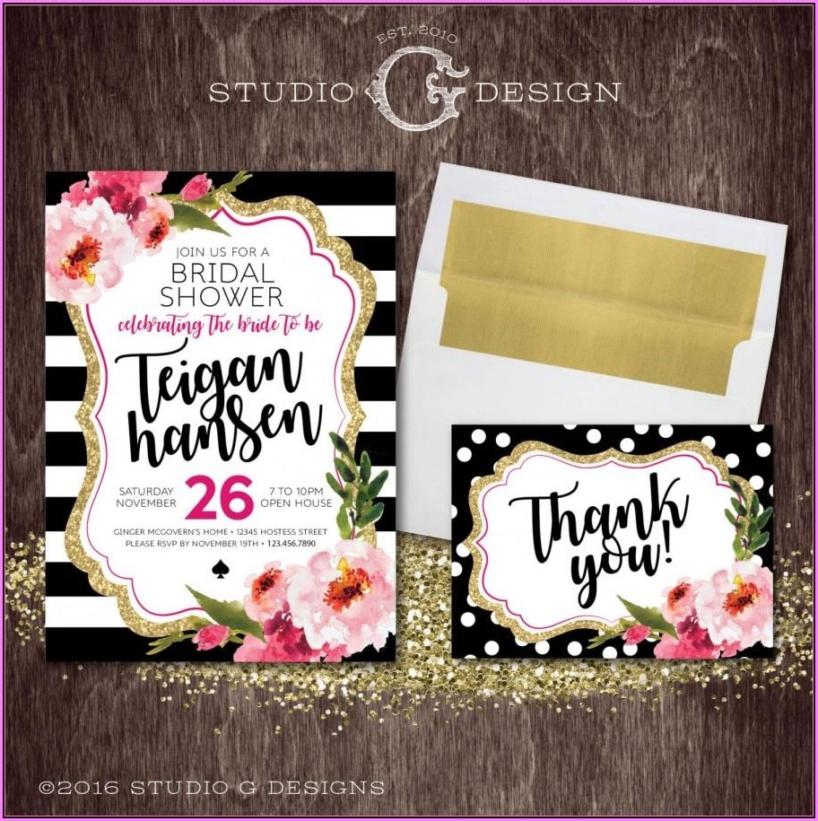 Kate Spade Invitation Template Free Template 1 Resume Examples 