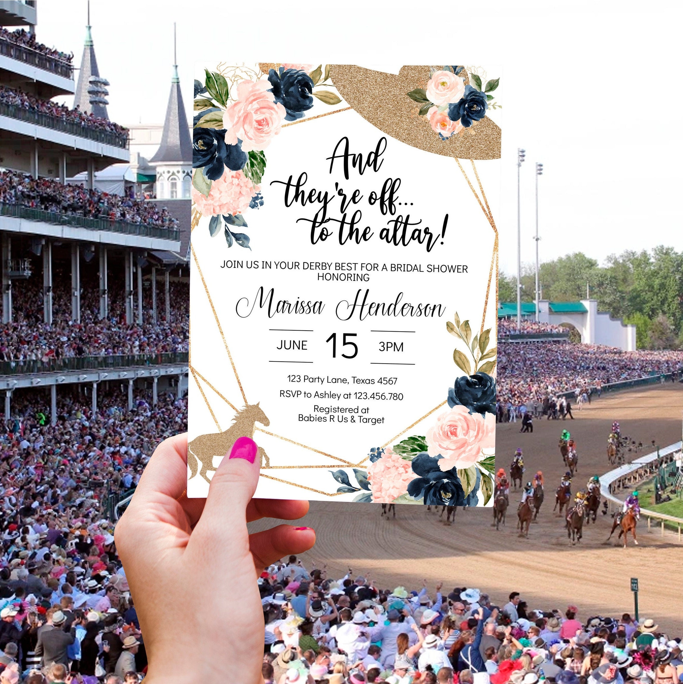 Kentucky Derby Invitations Templates