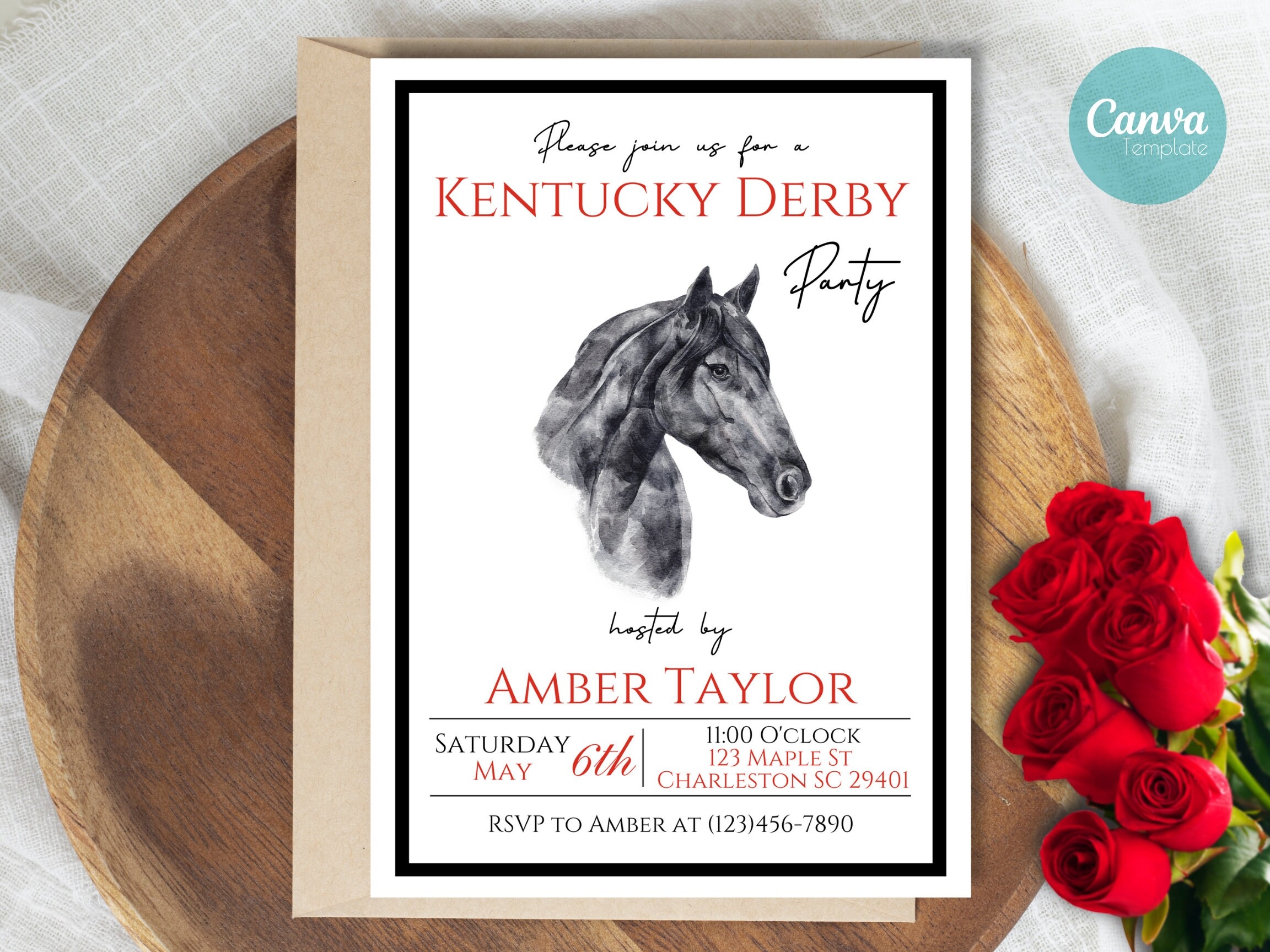 Kentucky Derby Party Invitation Template Derby Day Party Invitation 