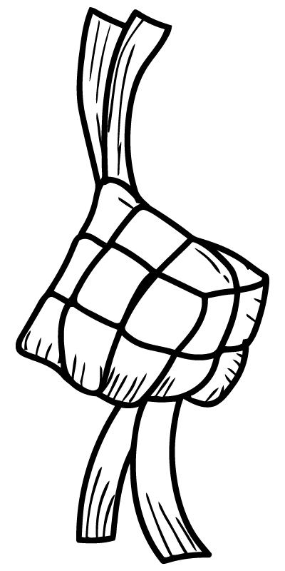 Ketupat Drawing At GetDrawings Free Download