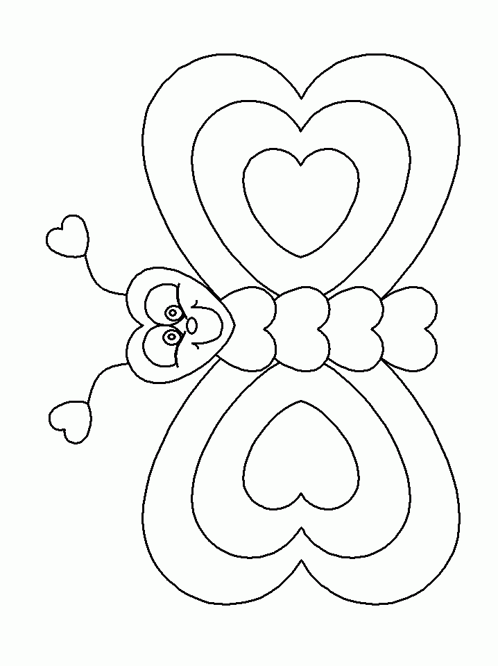 Kids Valentine Color Pages Boringpop