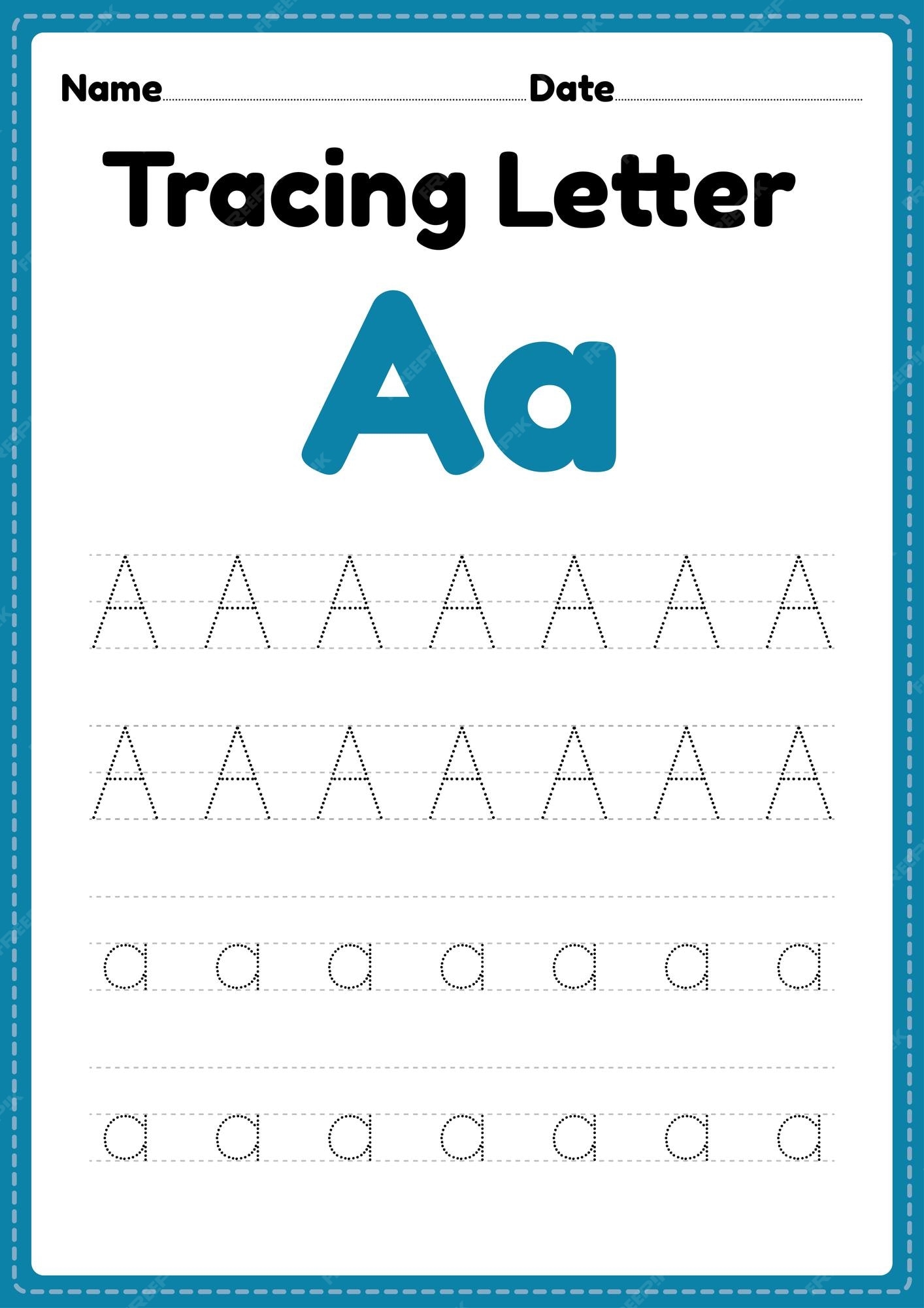 Kindergarten Alphabet Worksheets LeapingIntoLearning Worksheets Library