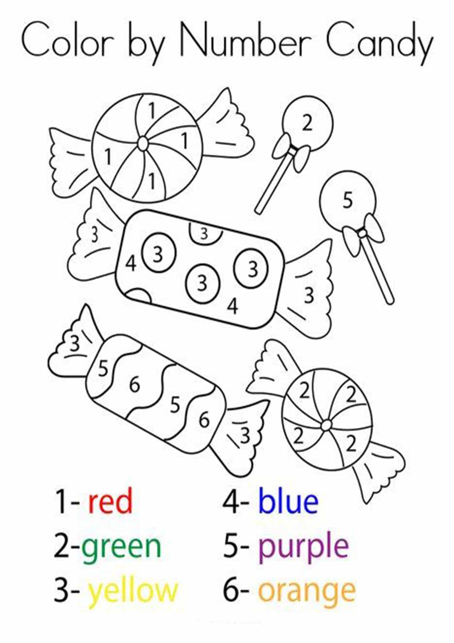 free printable color worksheets preschool