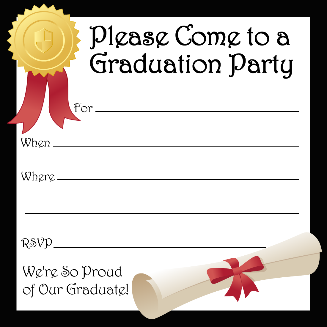 Kindergarten Graduation Invitation Templates Free Kindergarten