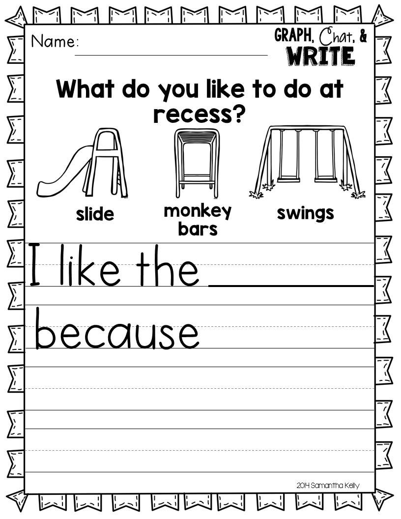 Kindergarten Opinion Writing Worksheets Writing Worksheets
