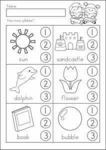 Kindergarten Tutoring Worksheets Activity Shelter