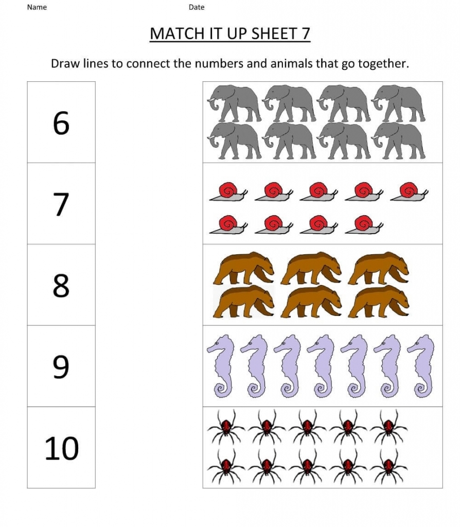 math kindergarten printable worksheets