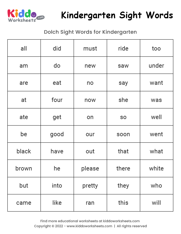 Kindergarten Worksheets Kindergarten Mom Worksheets Library