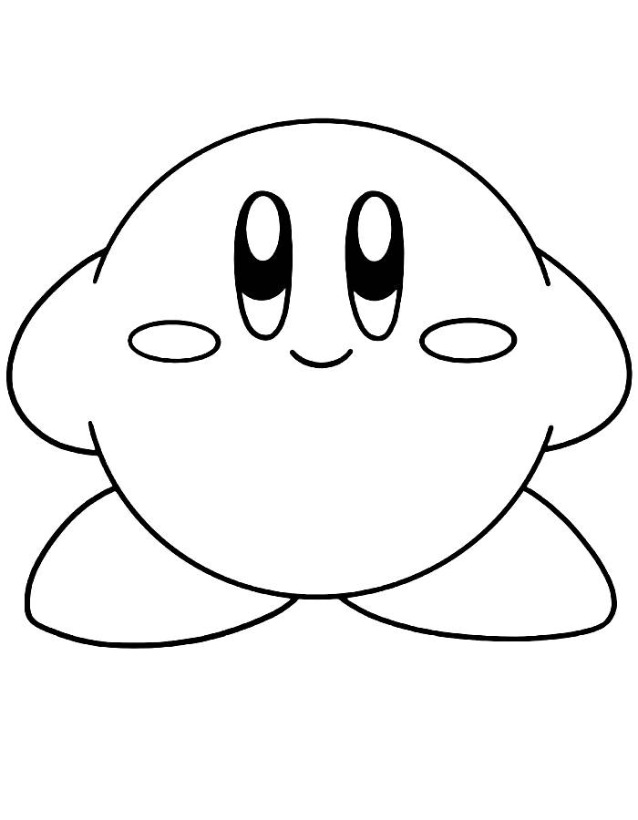 Kirby Coloring Pages Free Printable PDF 