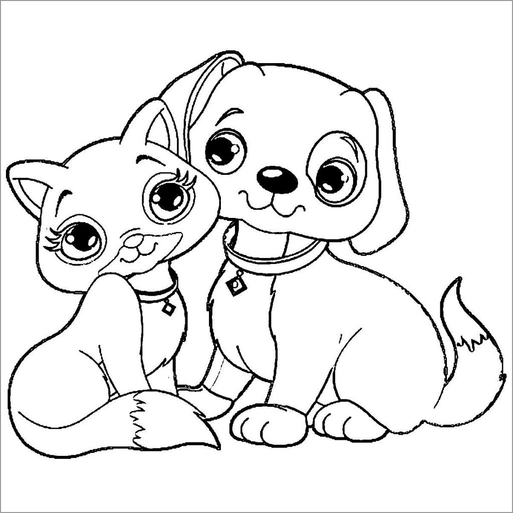 Kitten Coloring Pages ColoringBay