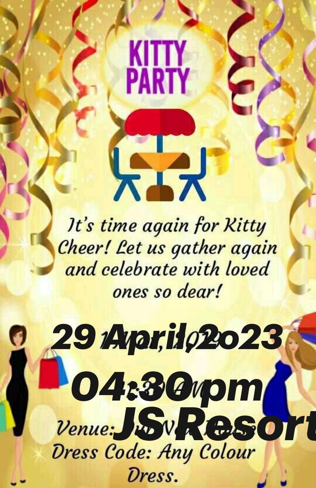 Kitty Party Invitation Card Ladies Kitty Party Invitation Artofit