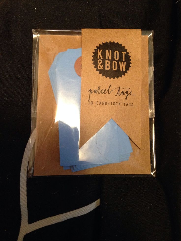 Knot And Bow Parcel Tags 10 Card Stock Tags Parcel Tags Card Stock 