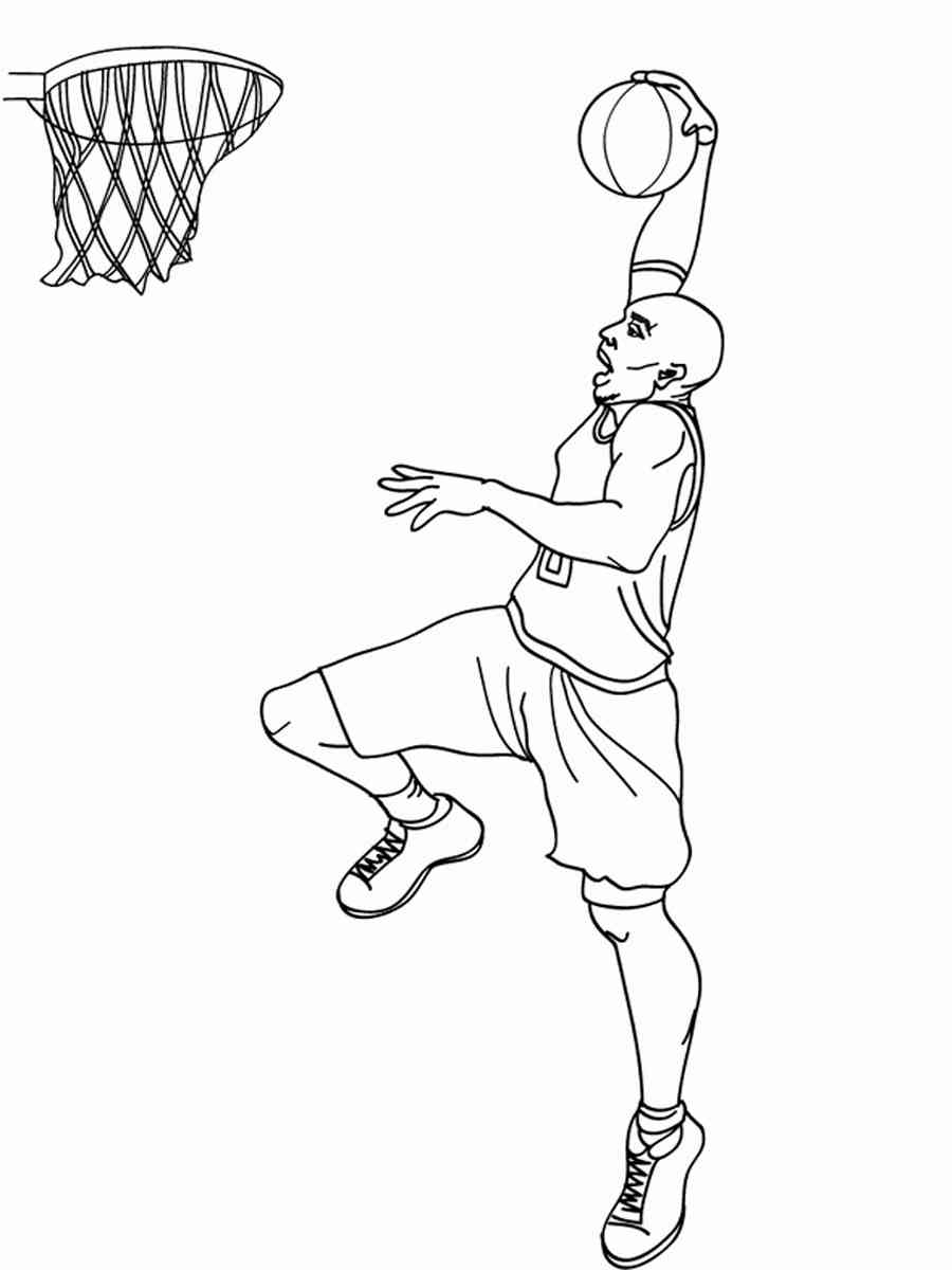 Kobe Bryant Coloring Pages