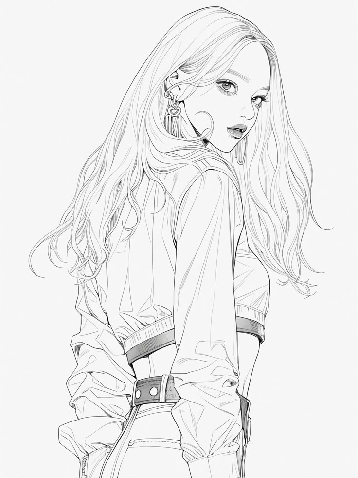 Kolorful K pop Colouring Pages Of Fashion forward Idols Digital 