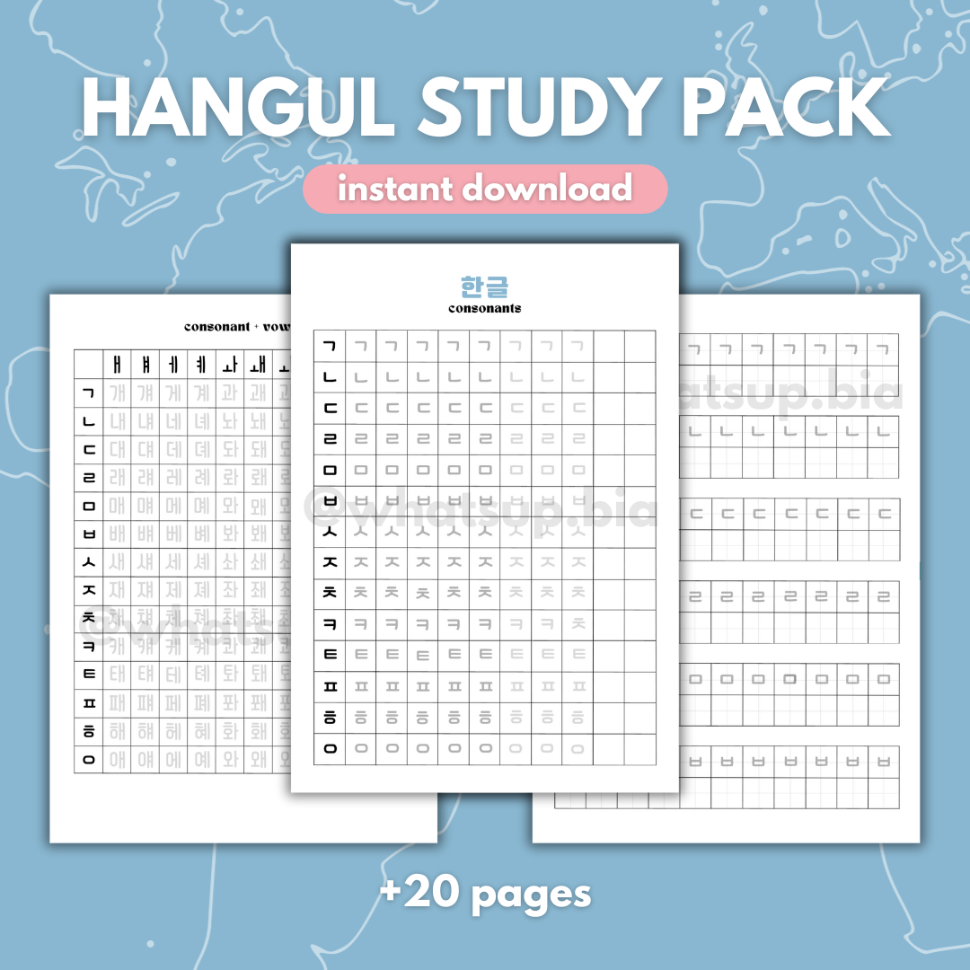 Korean Alphabet Charts Language Exchange Amino Worksheets Library