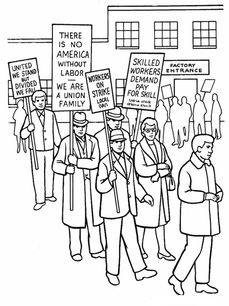 Coloring Pages For Labor Day