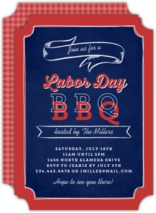 Labor Day Invitations Labor Day Cards PurpleTrail