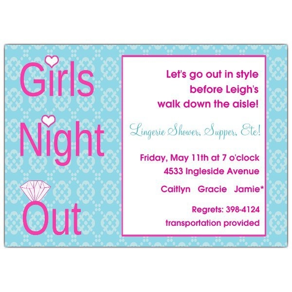 Ladies Night Invitation Templates Invitation Design Blog