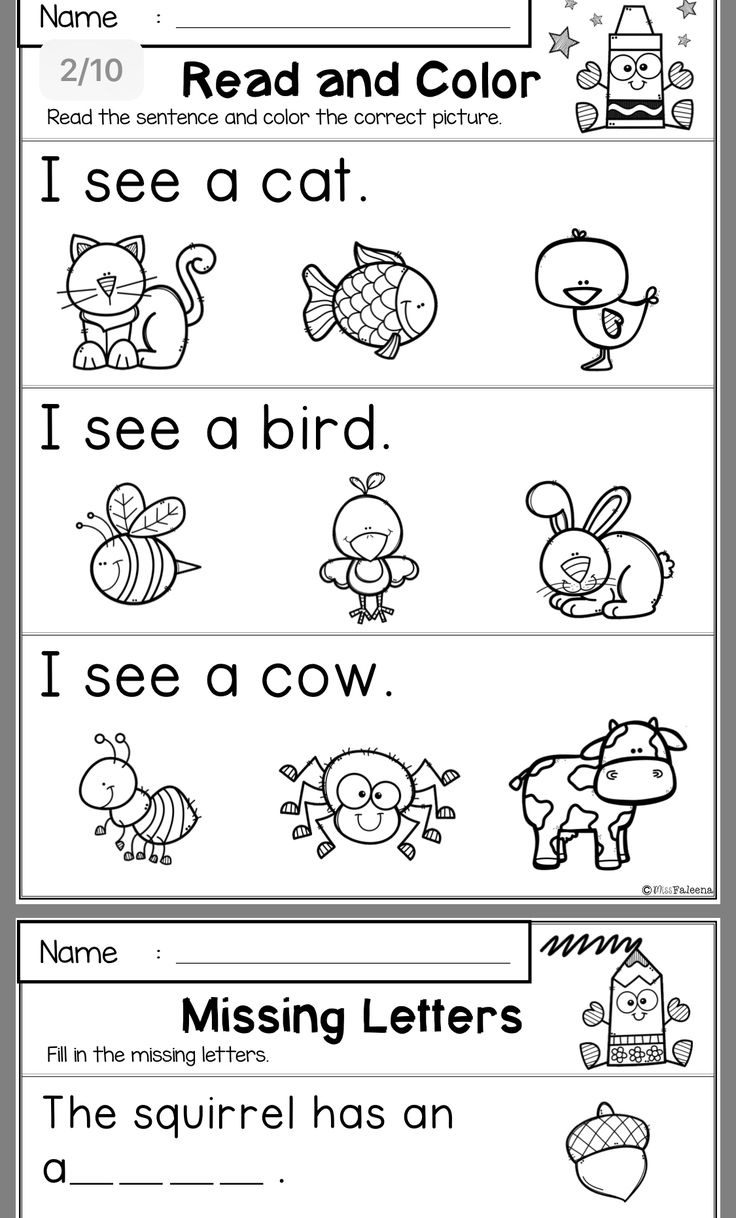 Language Worksheets For Kindergarten Language Worksheets