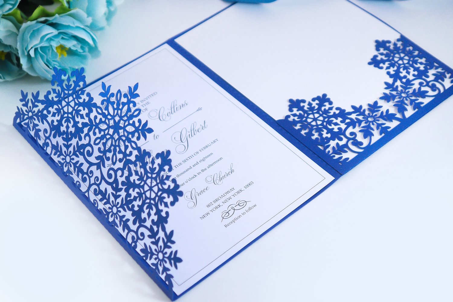 Laser Cut Invite Template