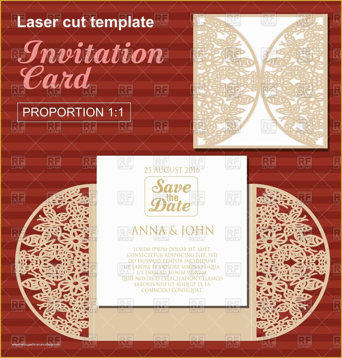 Laser Cut Wedding Invitation Templates Free Of Laser Cut Wedding