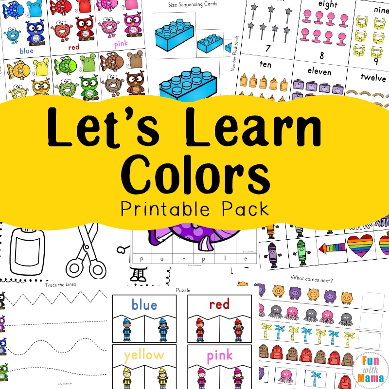 Learn Your Colors Worksheets