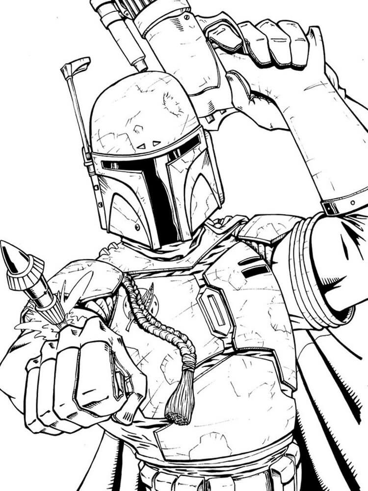 Lego Boba Fett Coloring Page Free Printable Coloring Pages For Kids