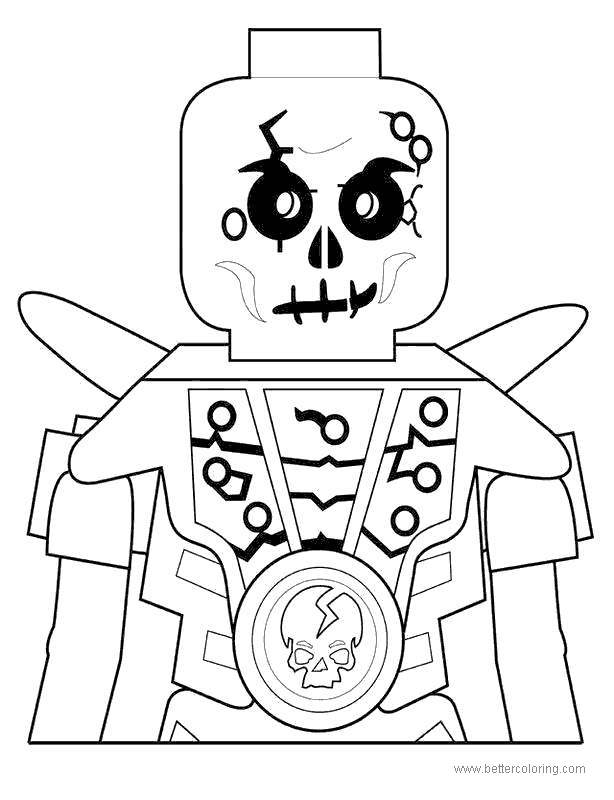 Lego Movie Skeleton Coloring Pages Free Printable Coloring Pages