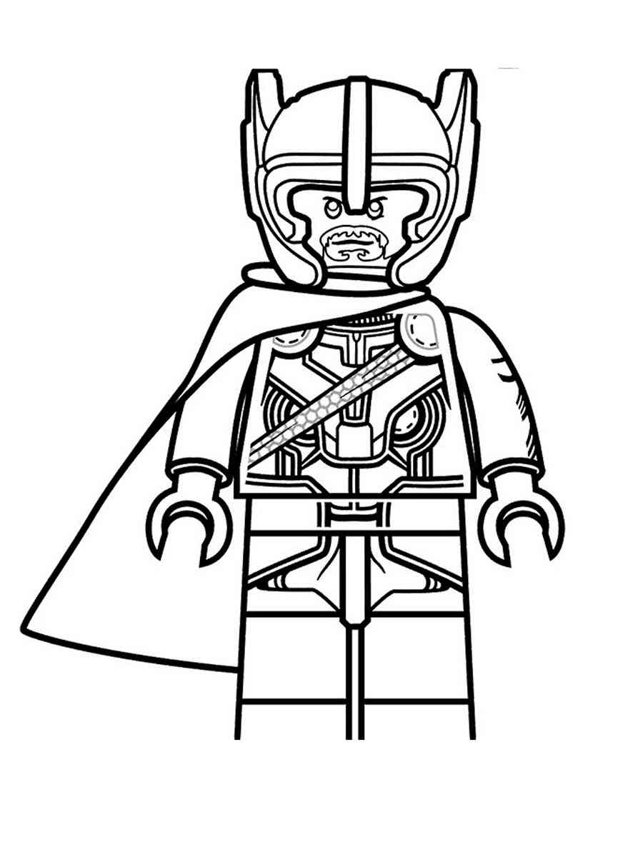 Lego Thor Coloring Pages